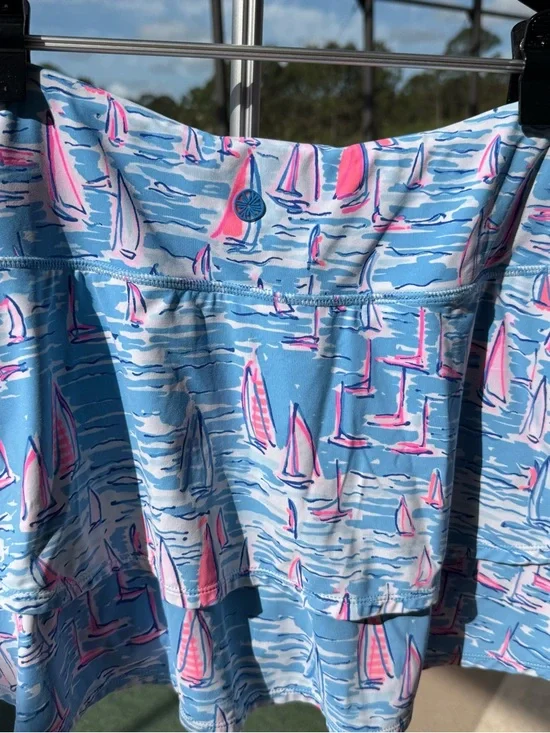RARE PRINT!!! Lilly Pulitzer Skort Adlai Skort Boatylicious Print - Picture 3 of 4